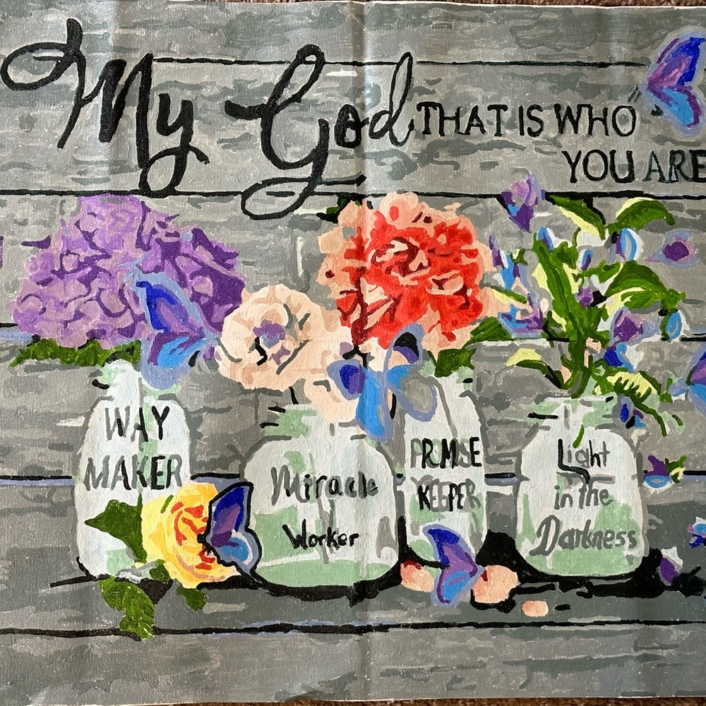 “My God that is who you are” painting (16x20)